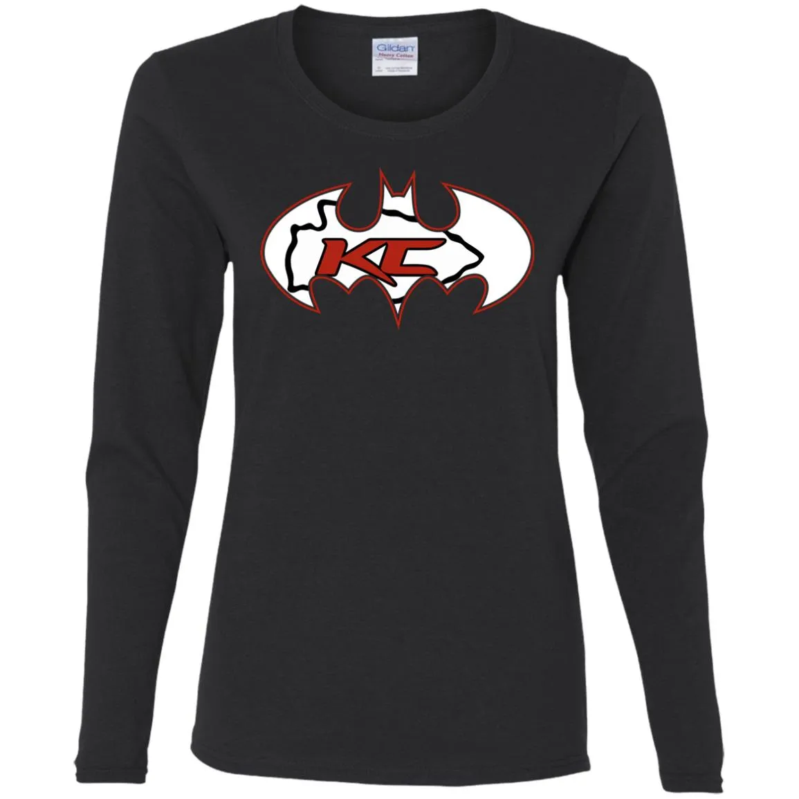 We Are The Kansas City Chiefs Batman Nfl Mashup Women Long Sleeve Shirt