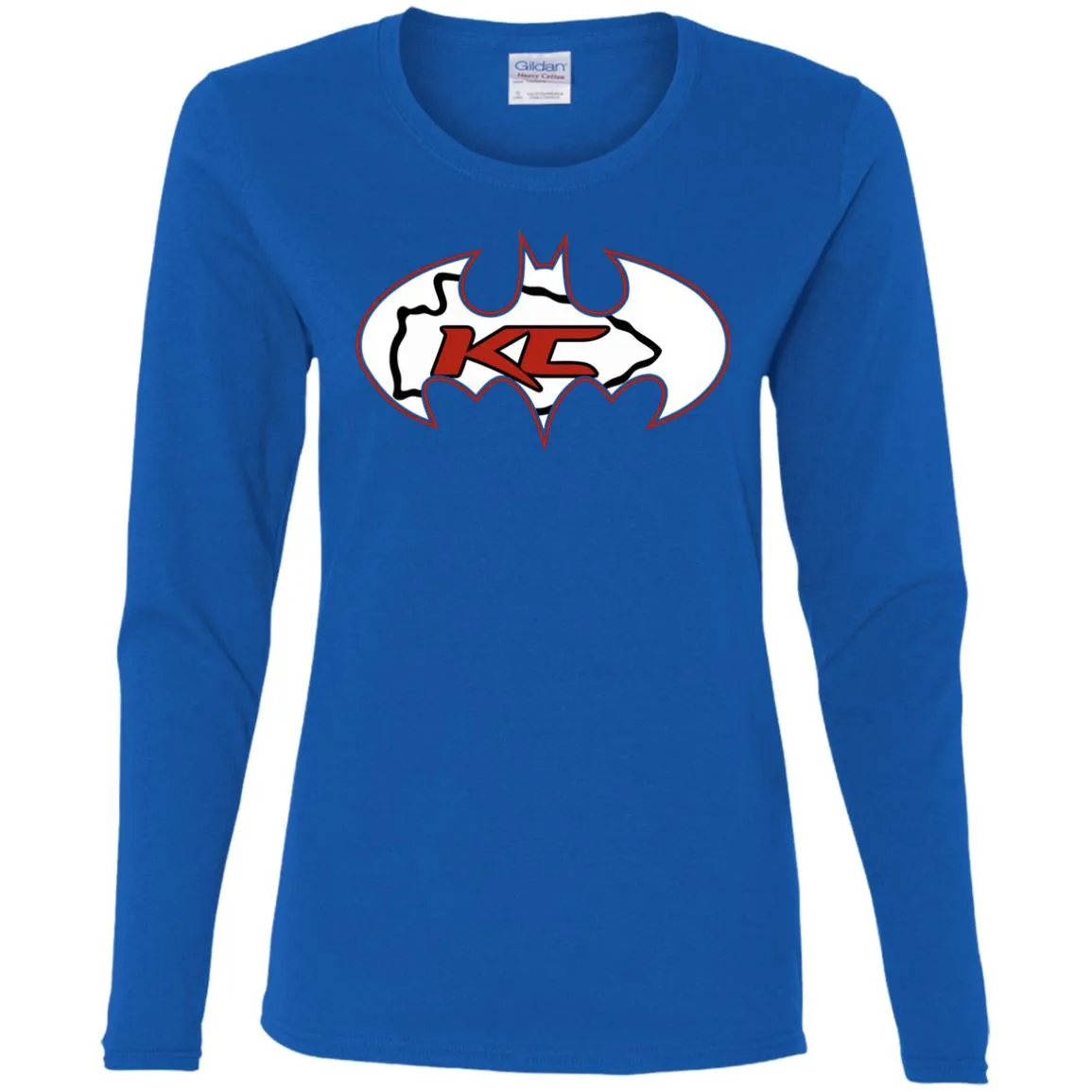 We Are The Kansas City Chiefs Batman Nfl Mashup Women Long Sleeve Shirt