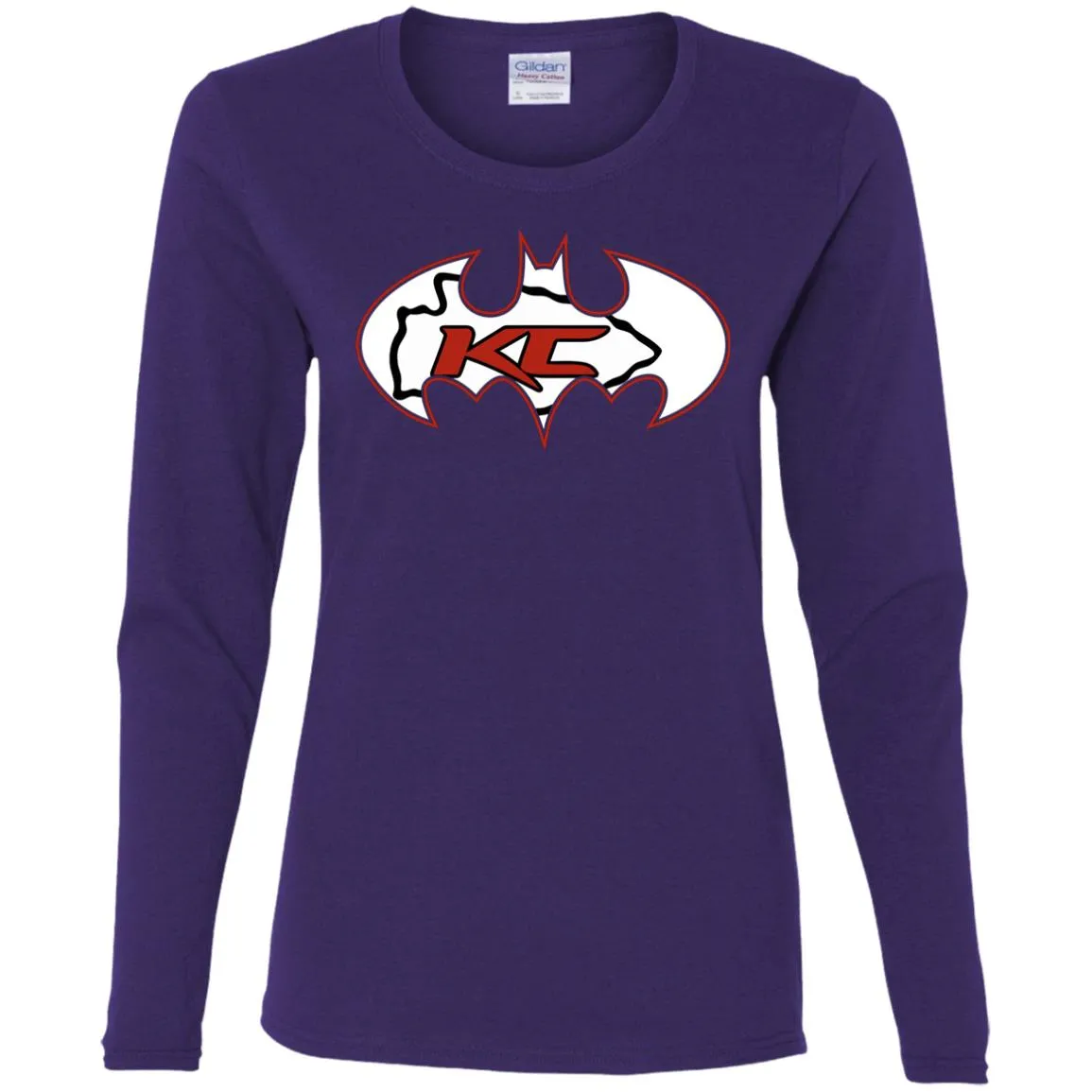 We Are The Kansas City Chiefs Batman Nfl Mashup Women Long Sleeve Shirt