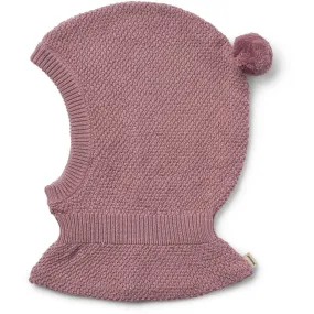 Wheat Lavender Dawn Knitted Balaclava Pomi