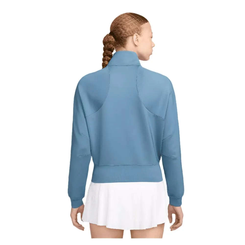 Women`s Court Dri-FIT Heritage Full Zip Tennis Jacket Aegean Storm