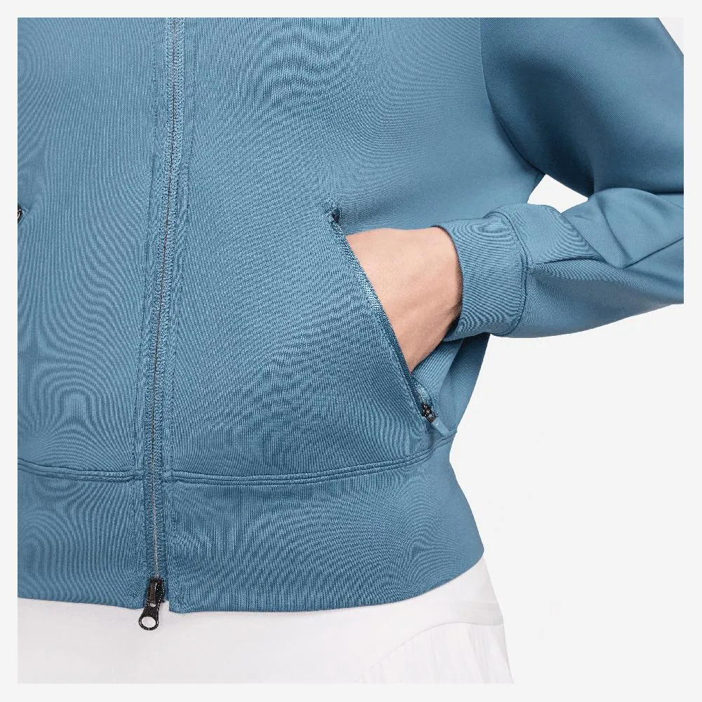 Women`s Court Dri-FIT Heritage Full Zip Tennis Jacket Aegean Storm