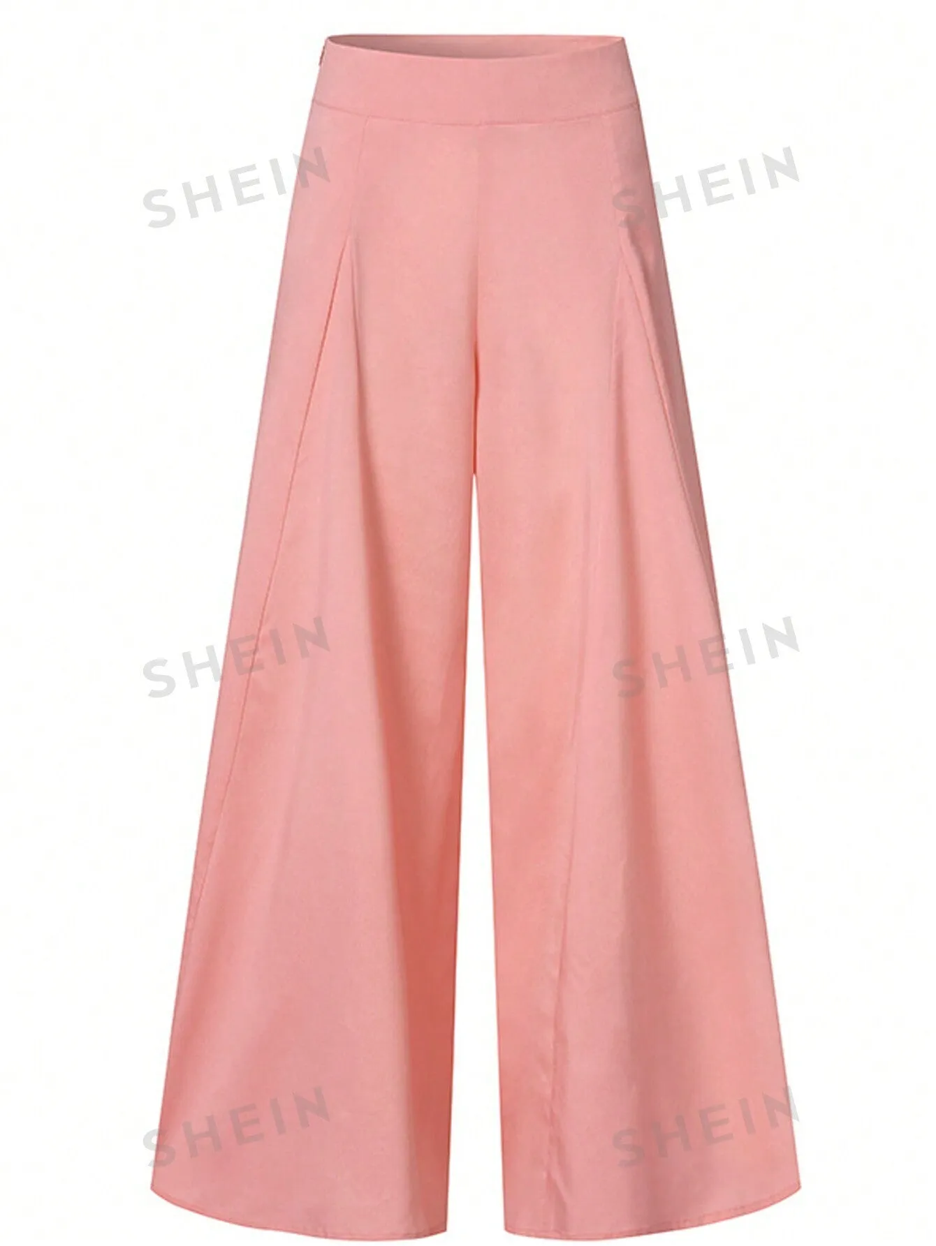 Women's High Waist Wide Leg Pants With Pockets