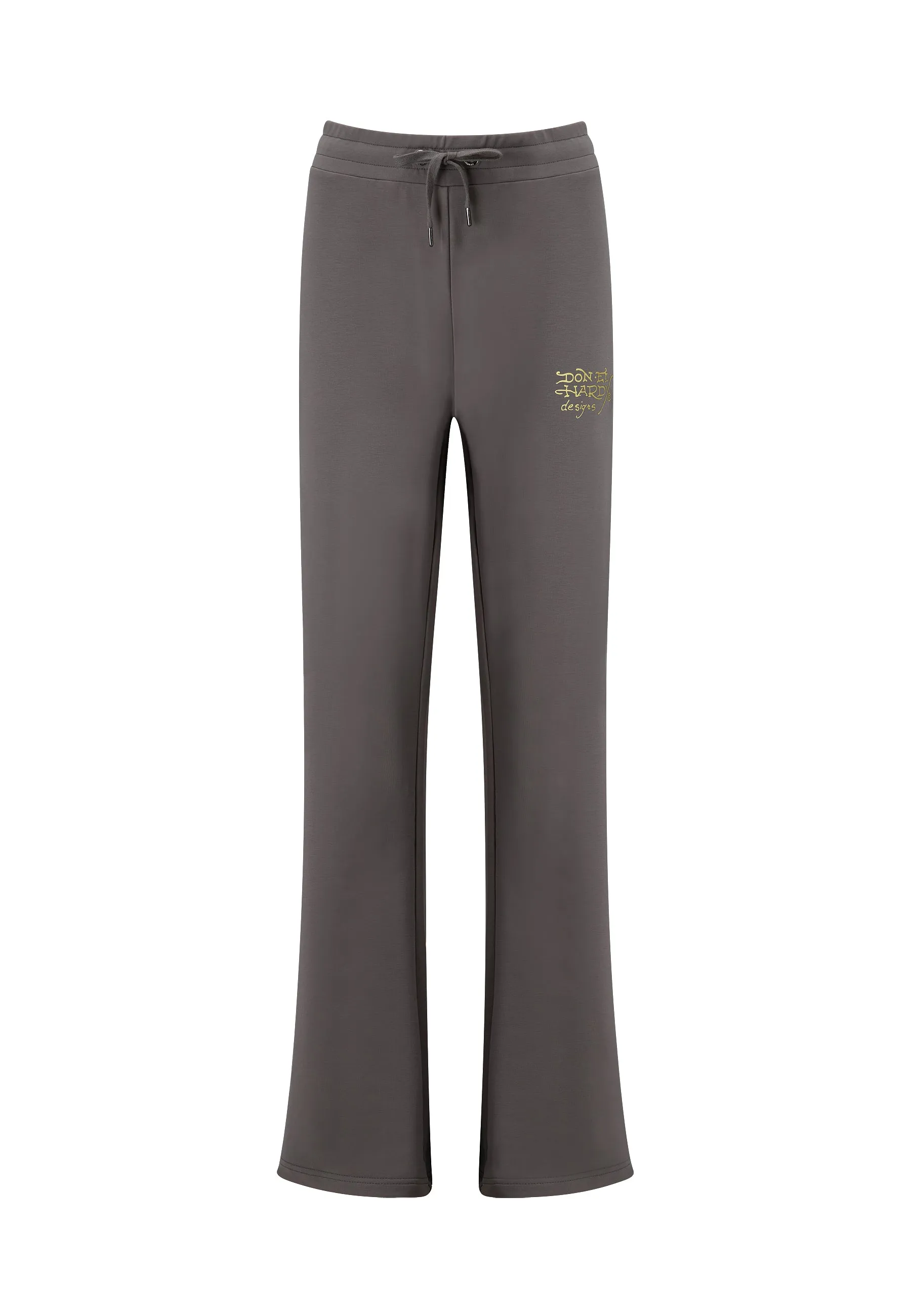 Womens Lks Flared Trousers - Grey