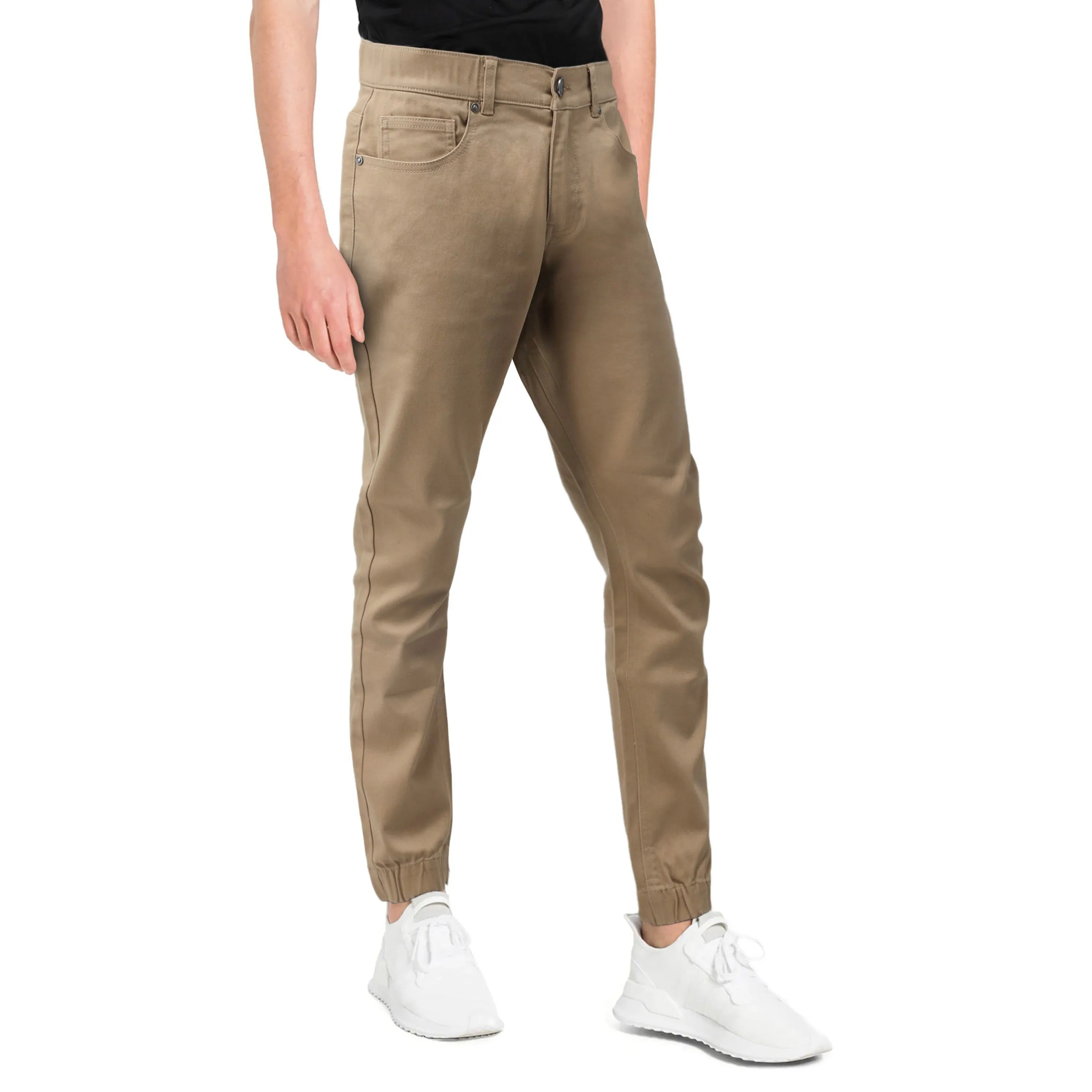 X RAY Men's Elastic Waist Jogger Twill Pants