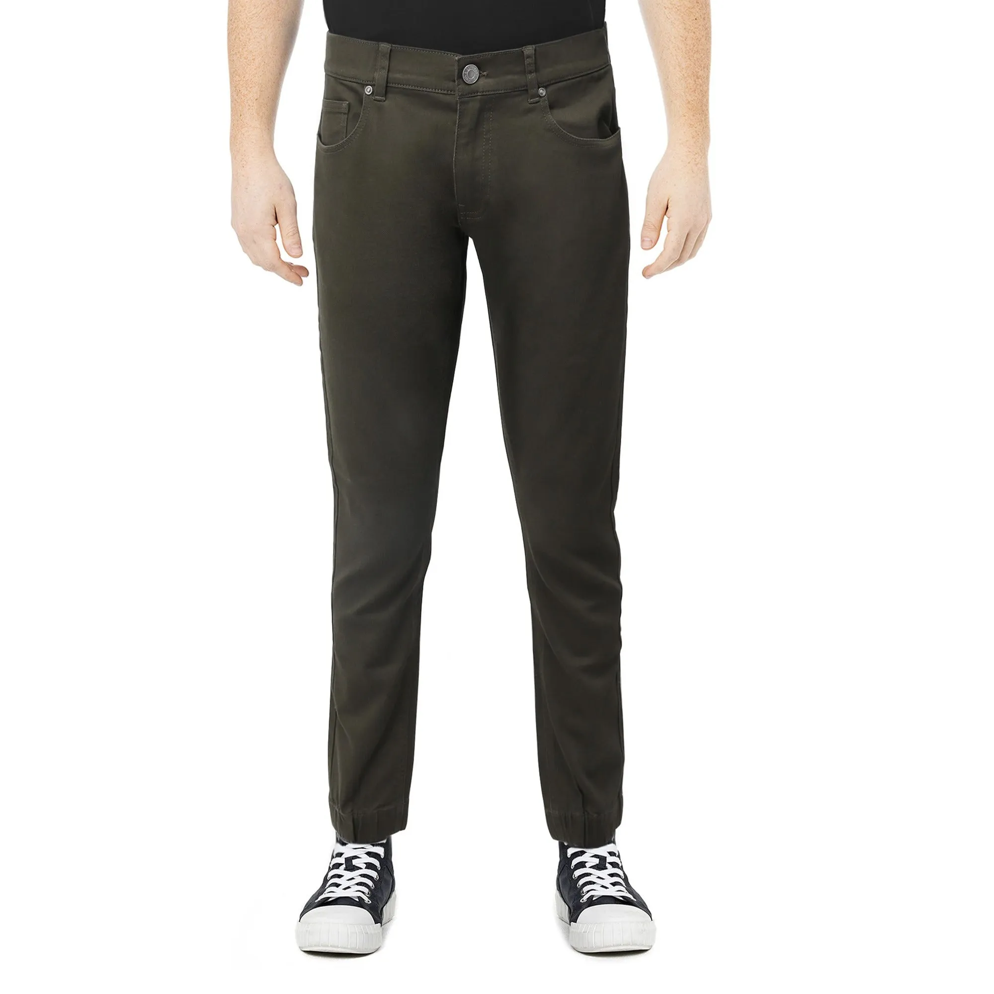 X RAY Men's Elastic Waist Jogger Twill Pants