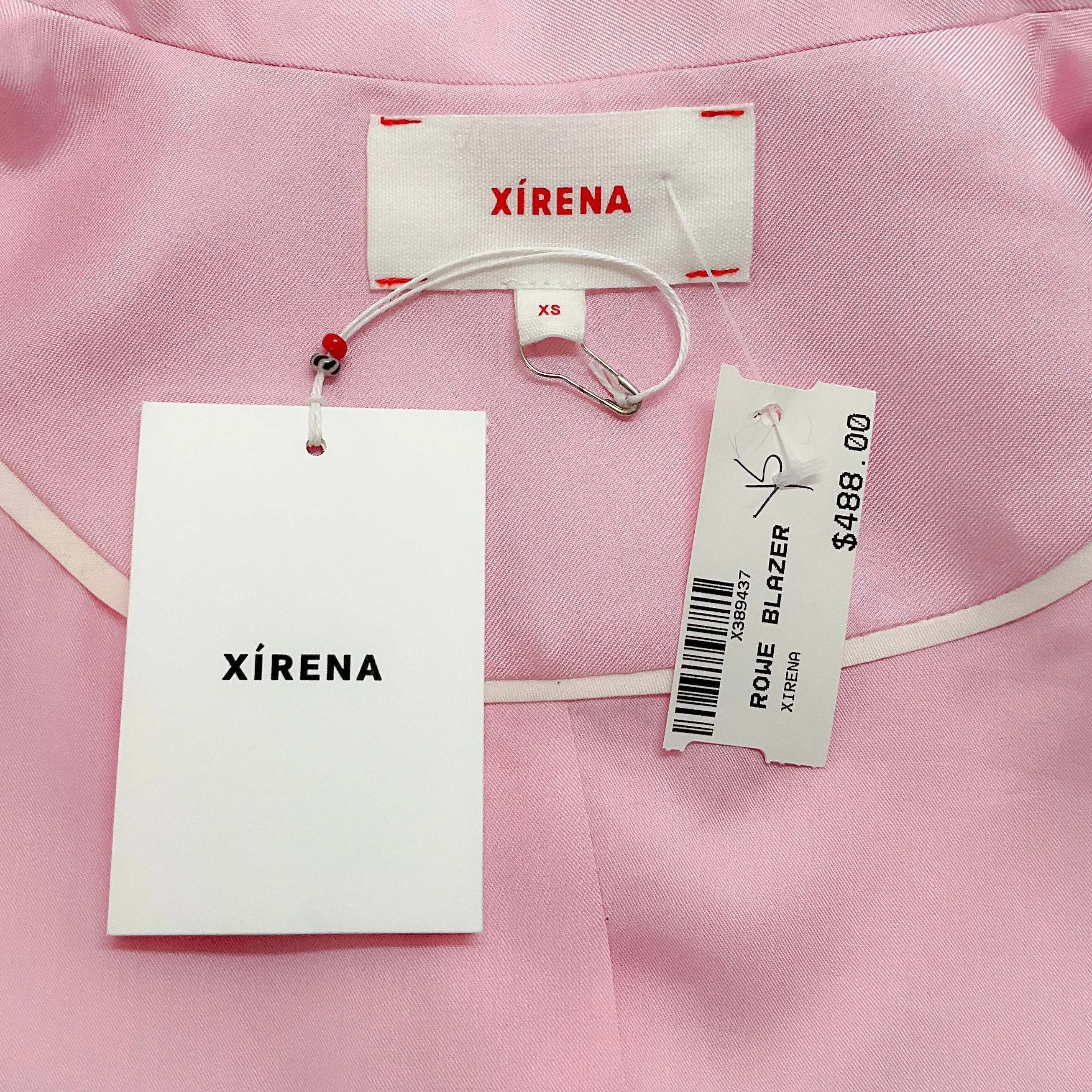 Xirena Pink Silk Rowe Blazer