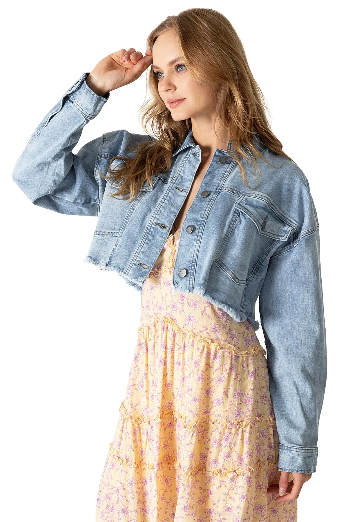 Yuma Crop Denim Jacket