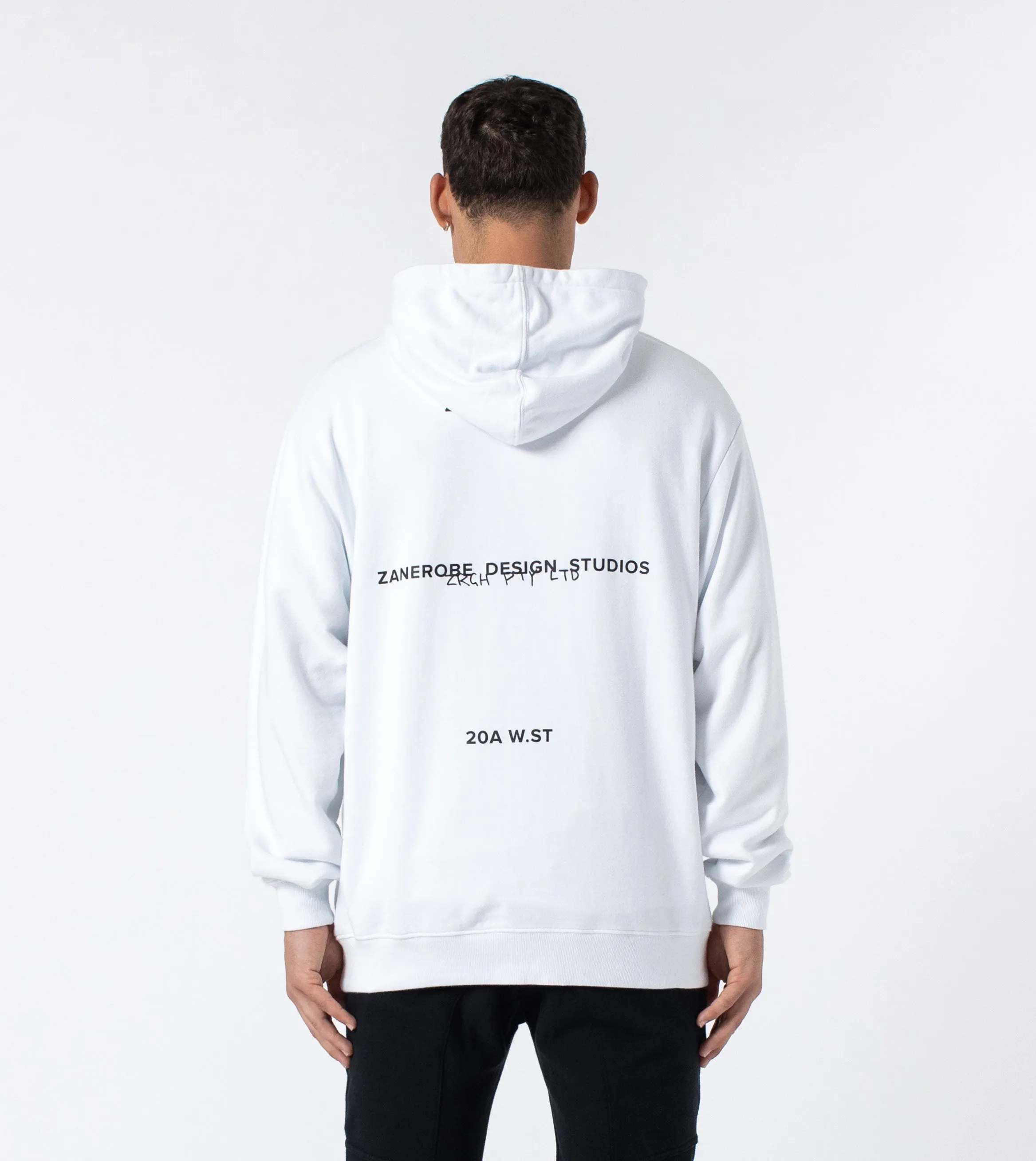 ZRGH Orgo Hood Sweat White