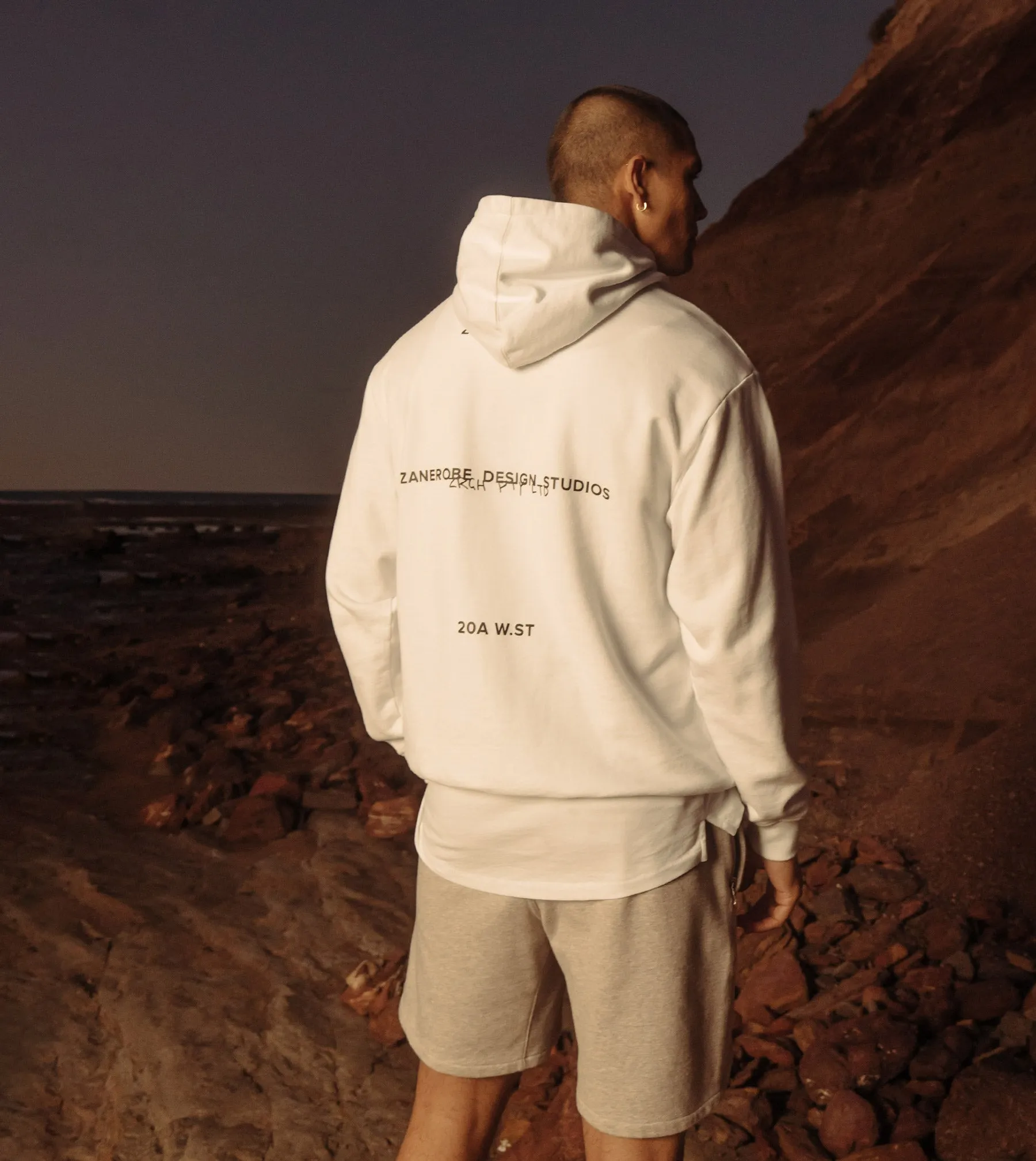 ZRGH Orgo Hood Sweat White